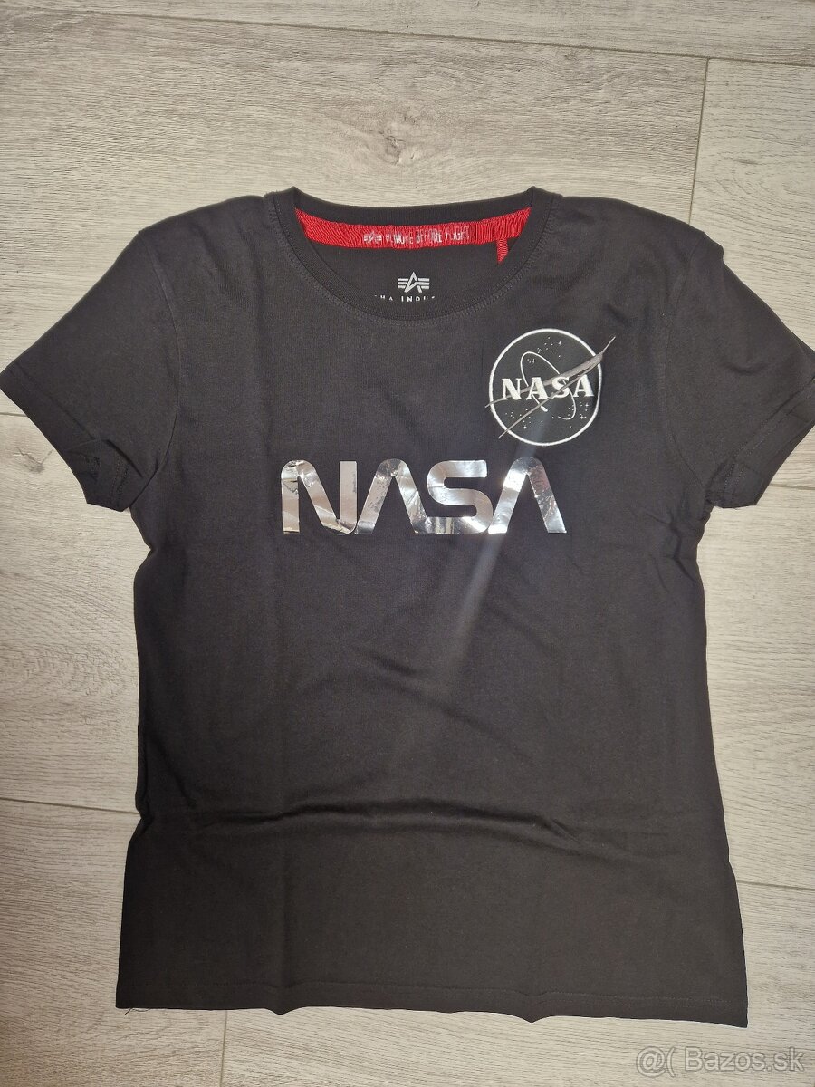 Tričko Alpha Industries NASA dámska vel.XS