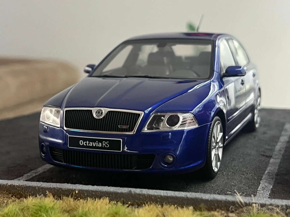 1:18 Škoda Octavia RS 2.0 TFSI - Dynamic Blue - OttOmobile