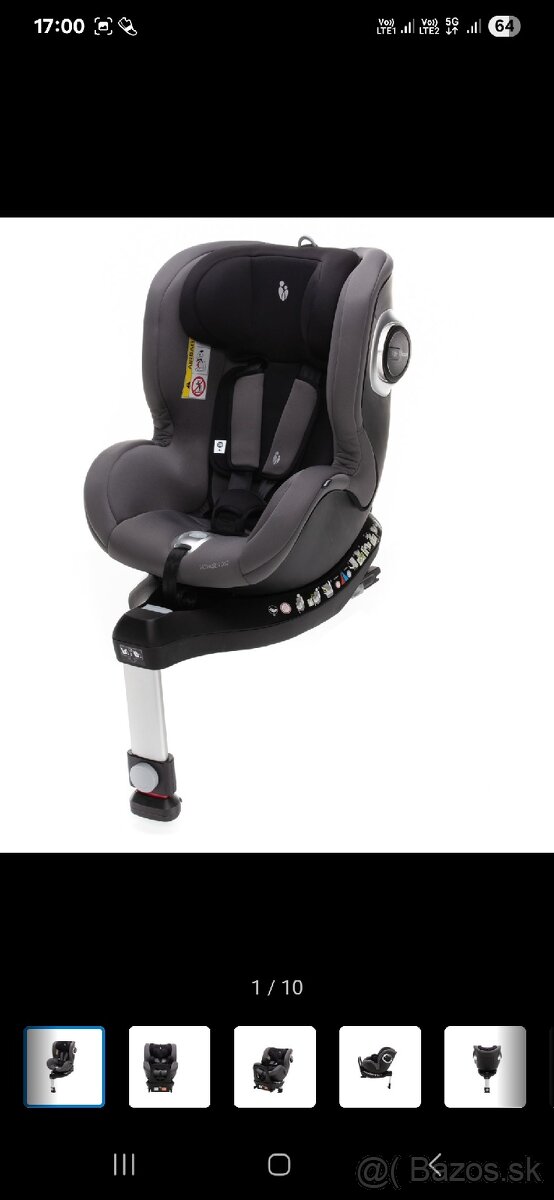 Detska autosedacka ZOPA Voyager 360 Foggy Grey