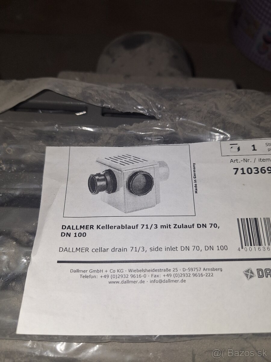 Podlahova vpusť Dallmer 110