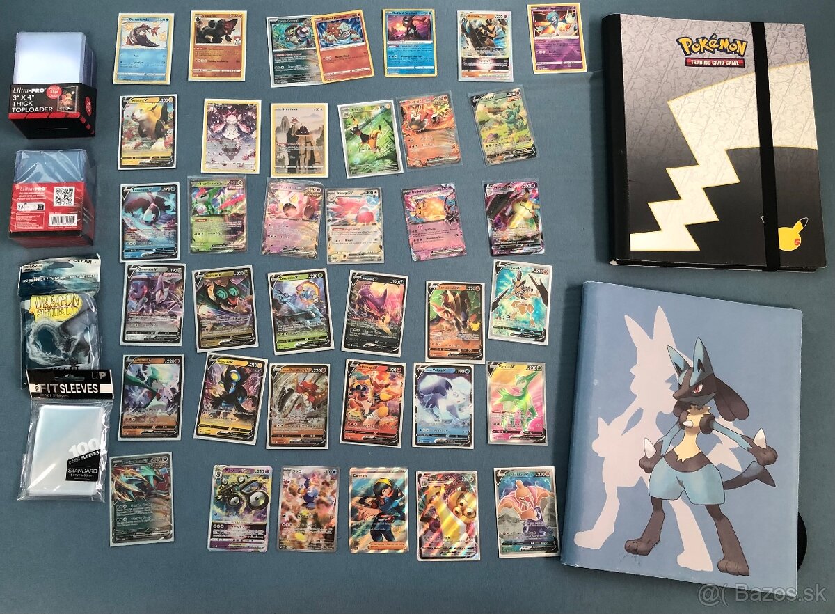 Pokemon karty a obaly