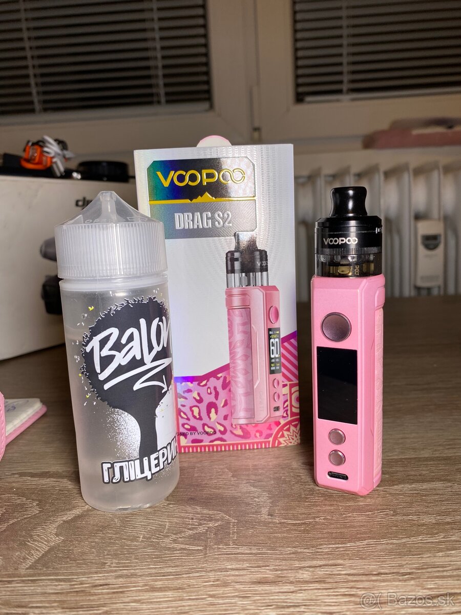Voopoo Drag S2 – ružový + 200 ml, bez nikotínu
