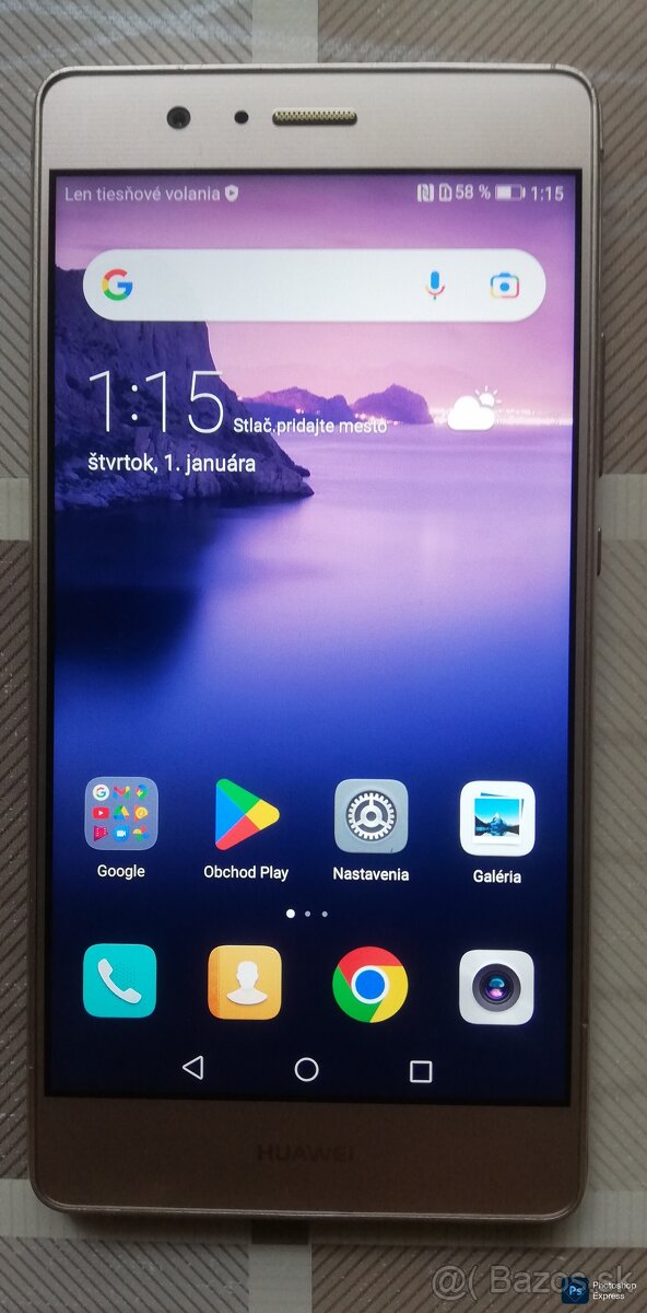 Huawei P9 Lite - zlata farba