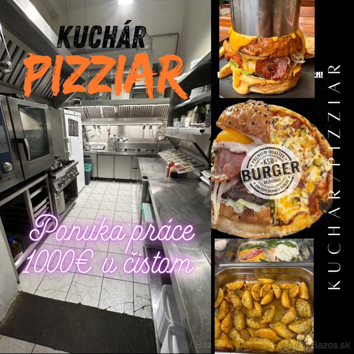 Kuchár /pomocný kuchár/pizziar