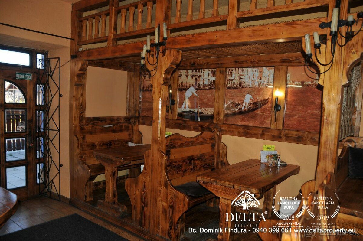DELTA - Zariadená reštaurácia s terasou v podtatranskej obci