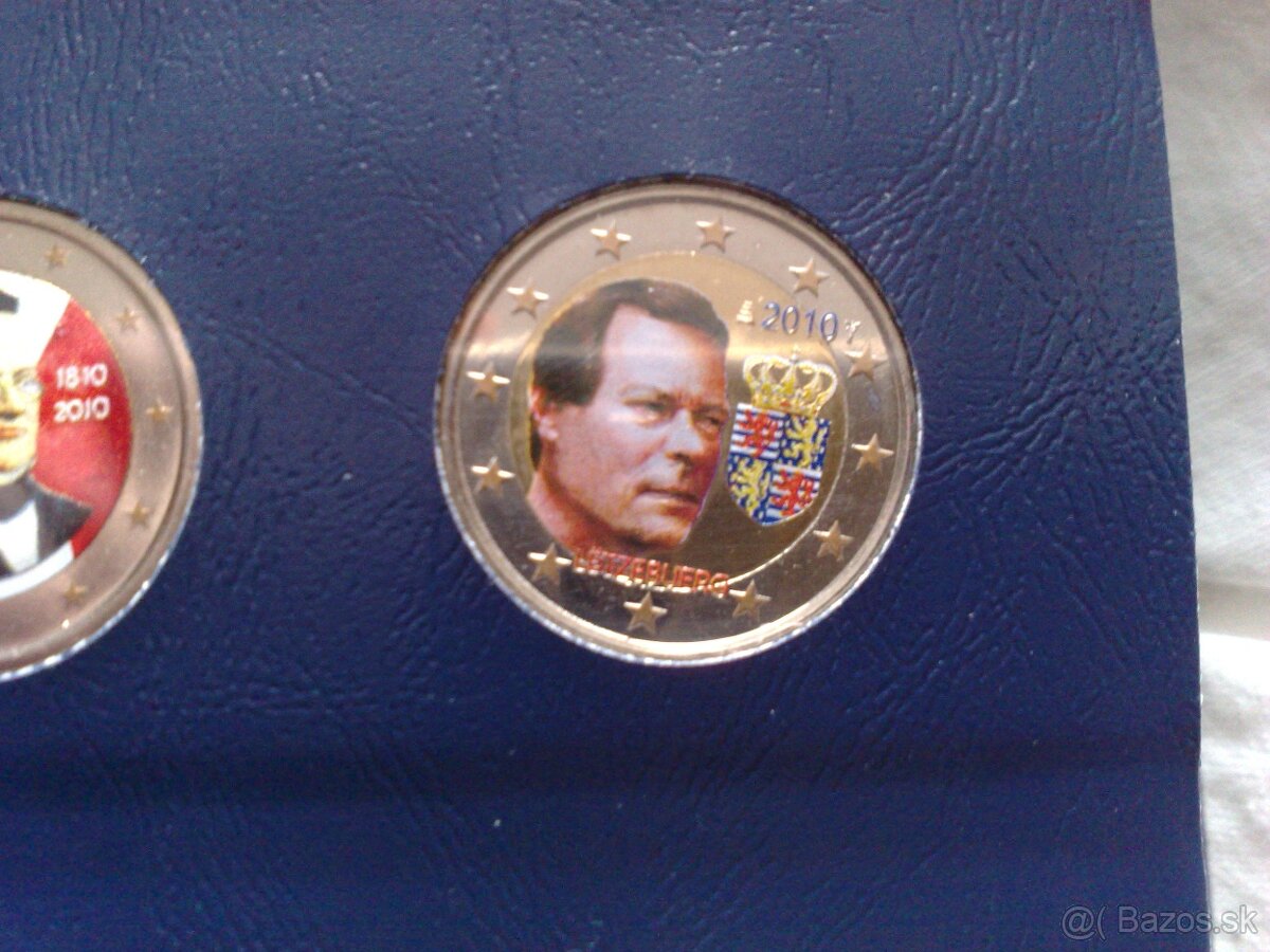 2 euro mince Luxembursko