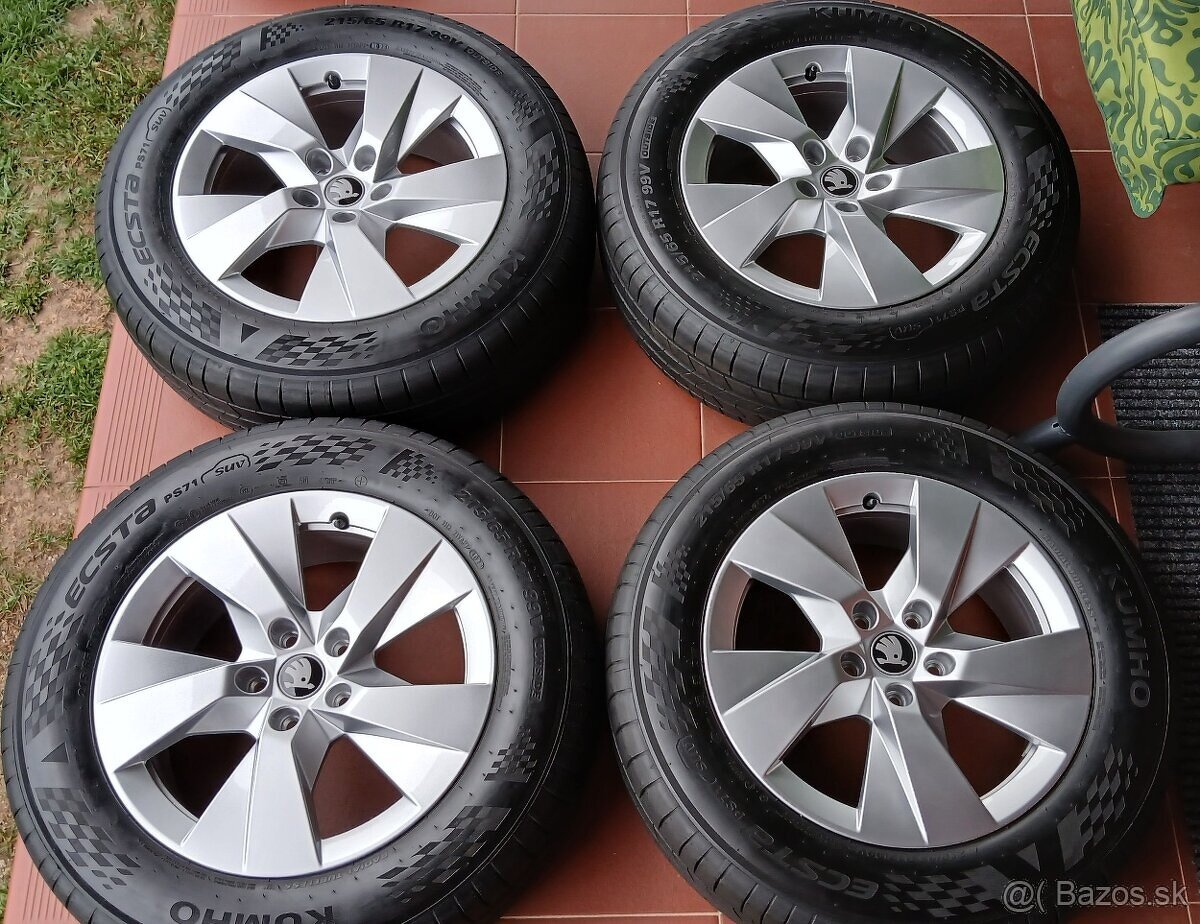 Predám originál nové kolesá ŠKODA KODIAQ R17.