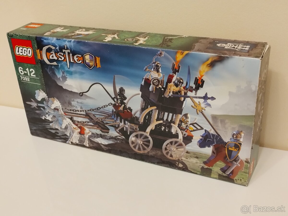 LEGO Castles 7092 Skeletons' Prison Carriage (s boxom)