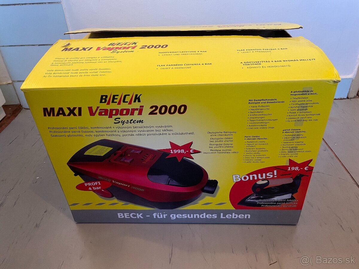 Parny vysavac BECK MAXI Vapori 2000