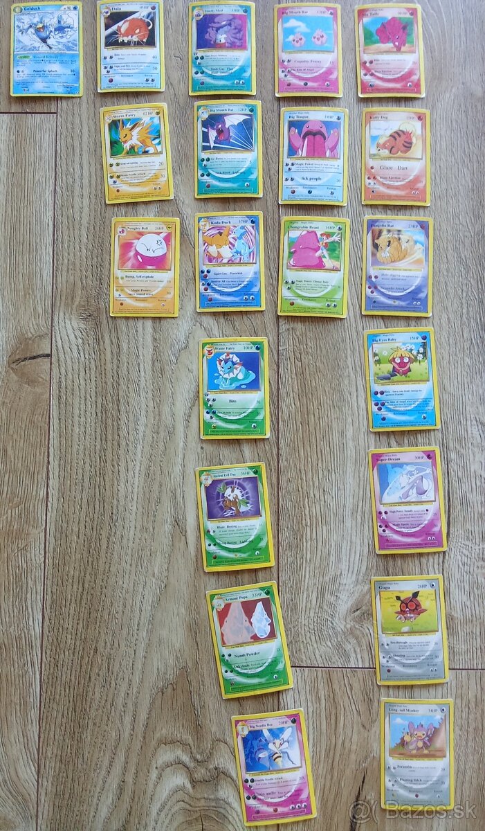 Pokemon kartičky 2009-2011