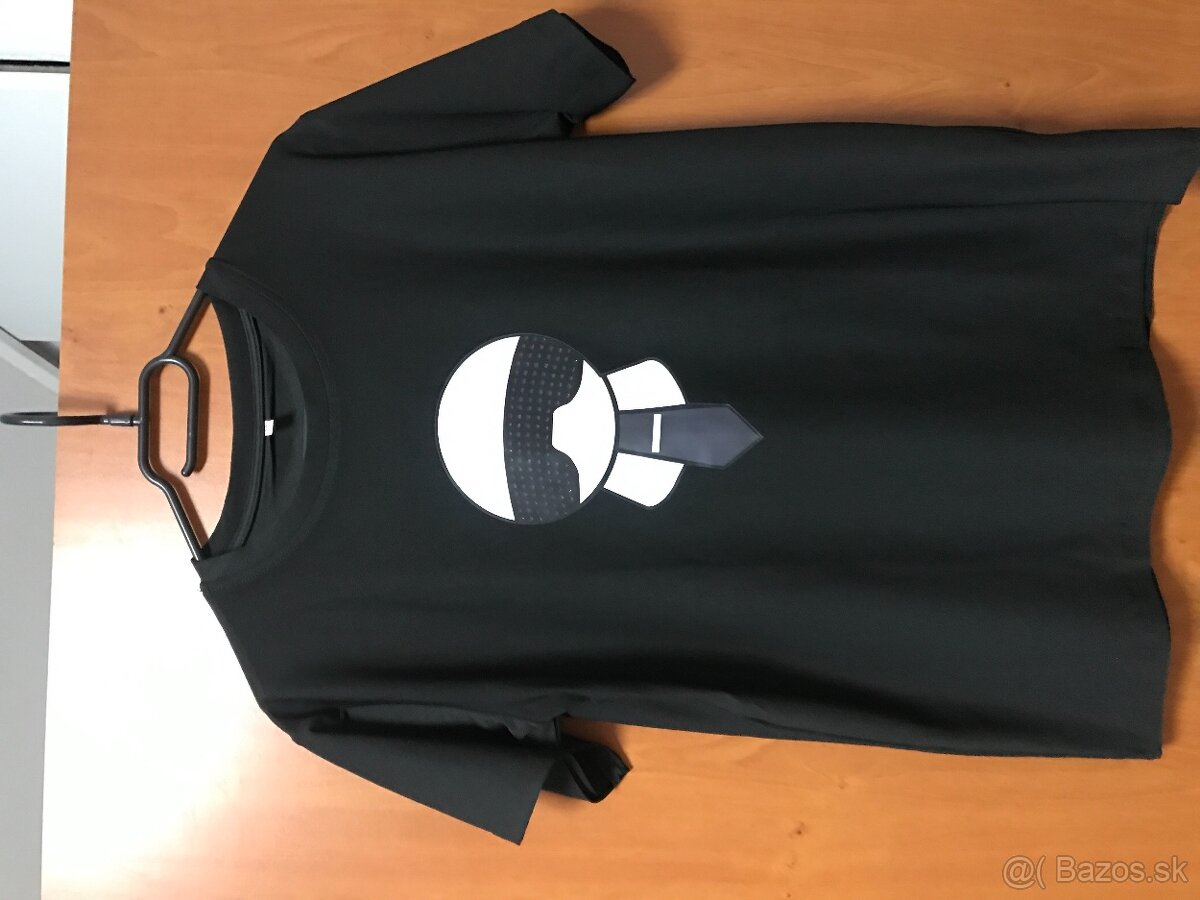 NOVÉ KARL LAGERFELD black damske tricko M