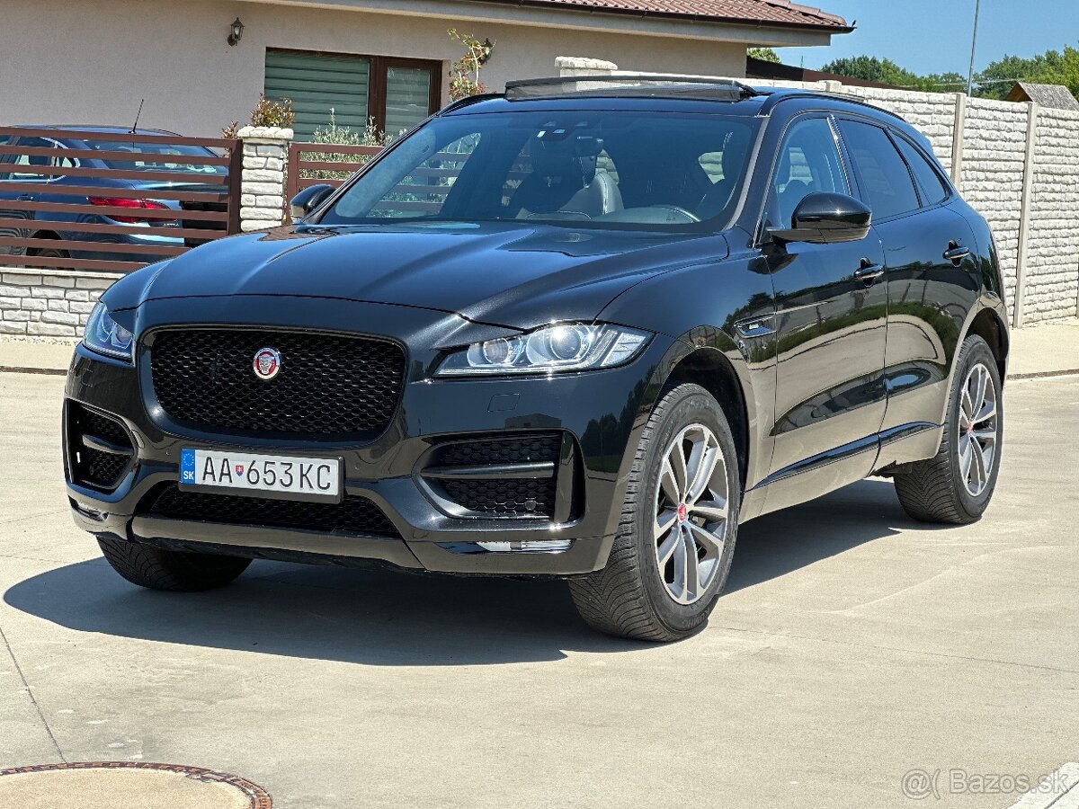 Jaguar F-PACE, 2.0d, 132kW, R-sport, panorama
