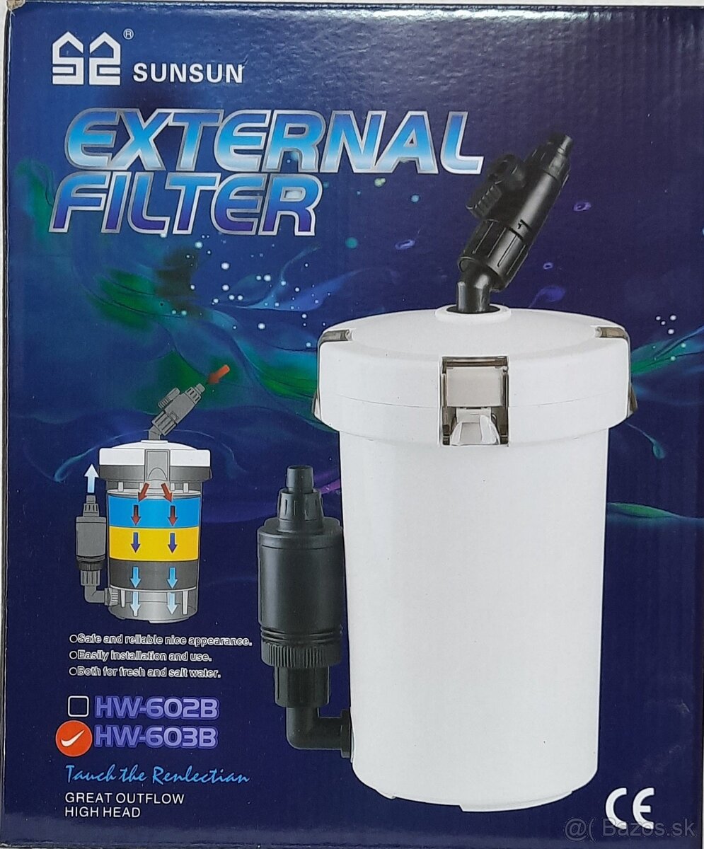 Predám filtráciu SUNSUN HW-602B
