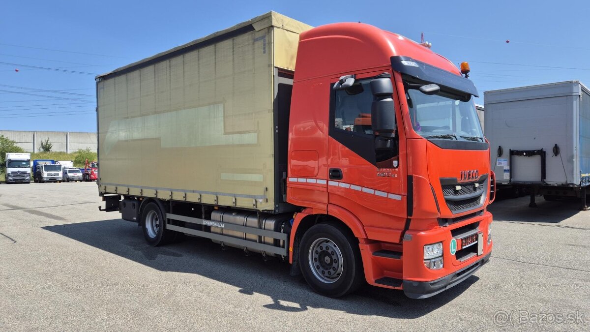Prodám IVECO STRALIS AS 190S42 EURO 6 - valník s plachtou +