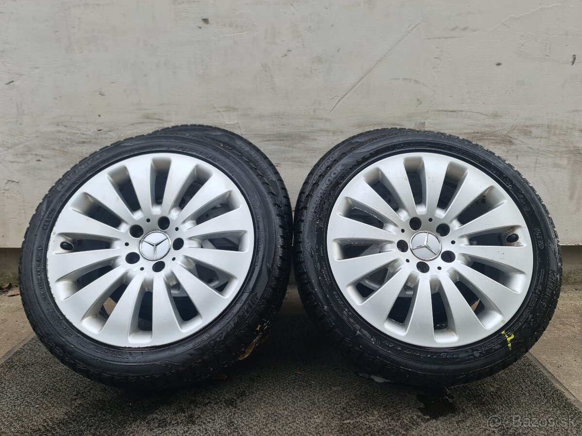 MERCEDES 5X112 R17 + ZIMNE PNEU GRATIS