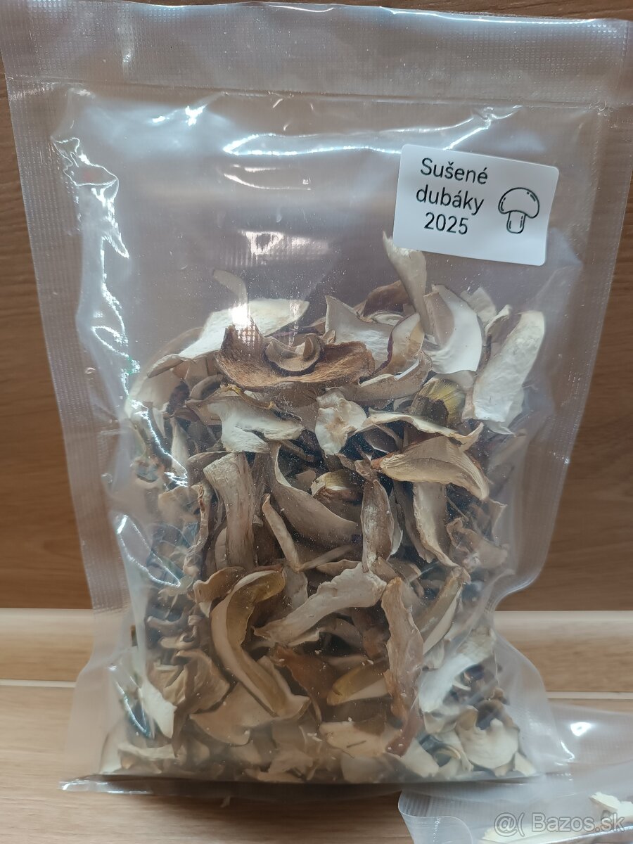 Sušené hríby - dubáky