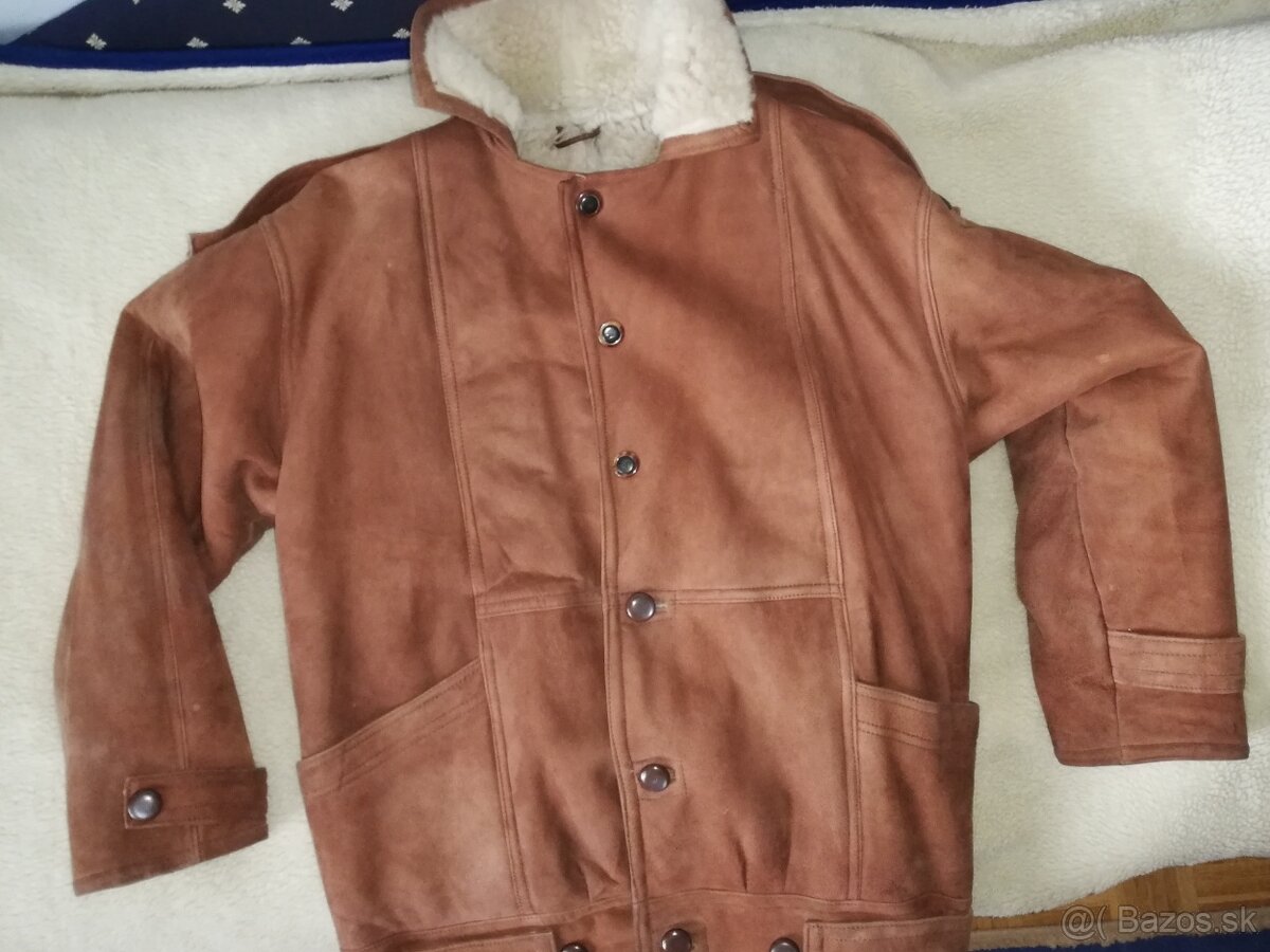 Zimná pánska barančinová bunda