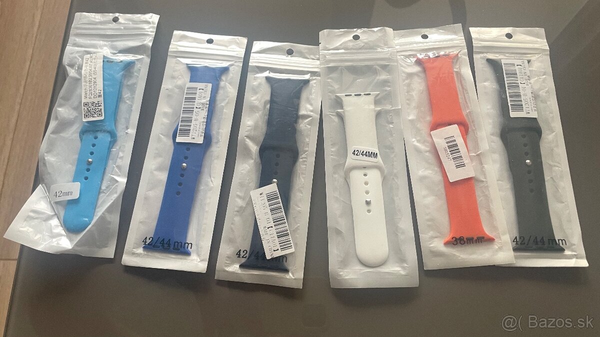 Remienky apple watch silikon - nove
