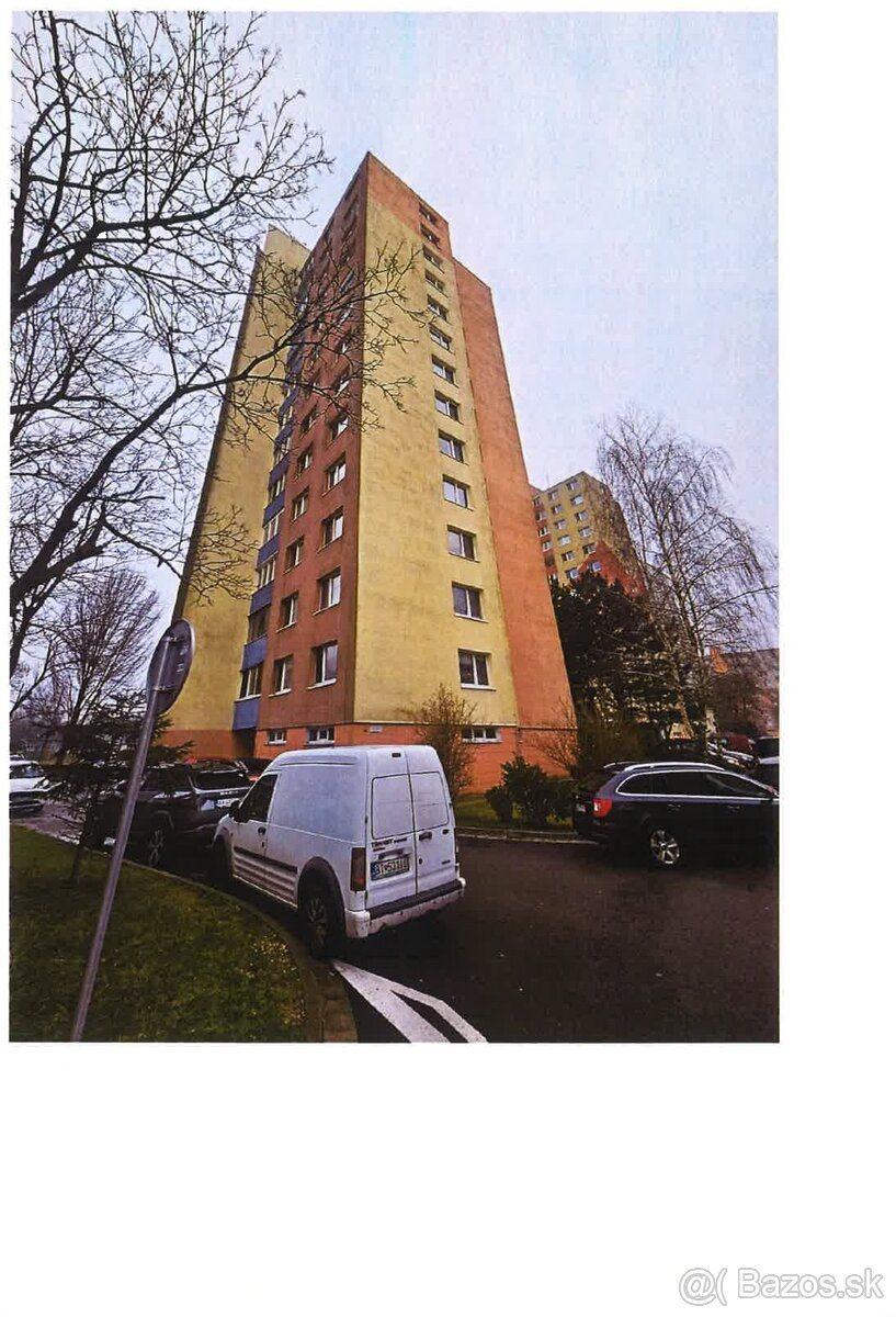 DRAŽBA-3-izb.byt č.38 v byt. dome súp.č.1917 v Bratislave