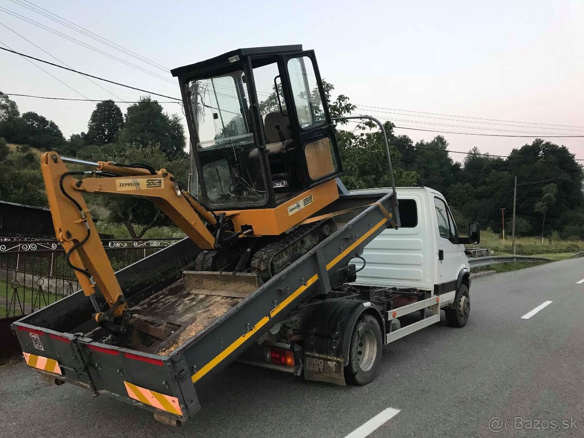 preprava kontajnerom - výkopové prace