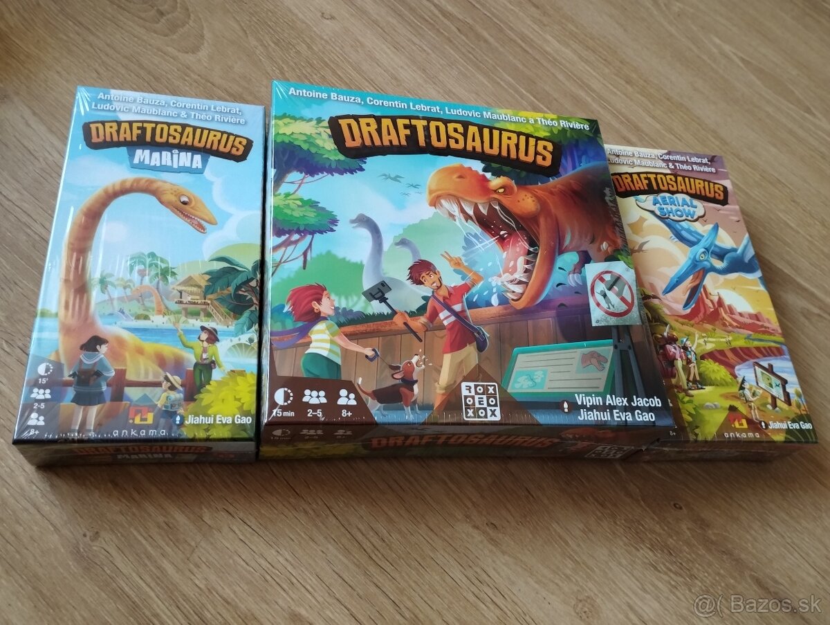 spolocenska hra Draftozaur/draftosaurus