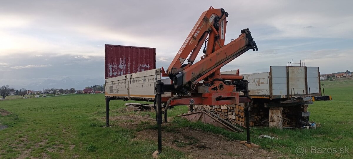 Hydraulická ruka ATLAS TEREX 105.2 + BDF kontajner