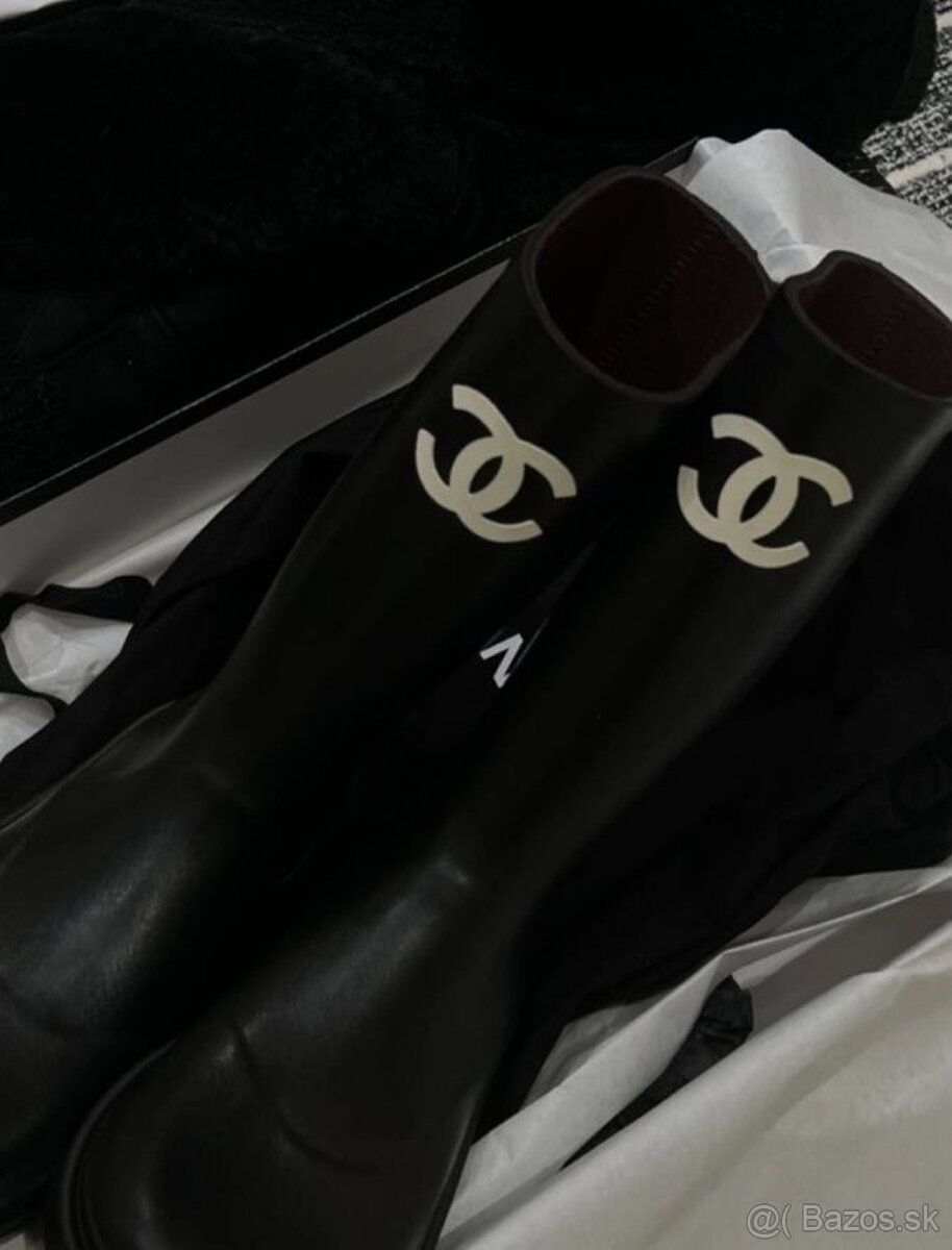 Chanel čižmy gumáky vel.39