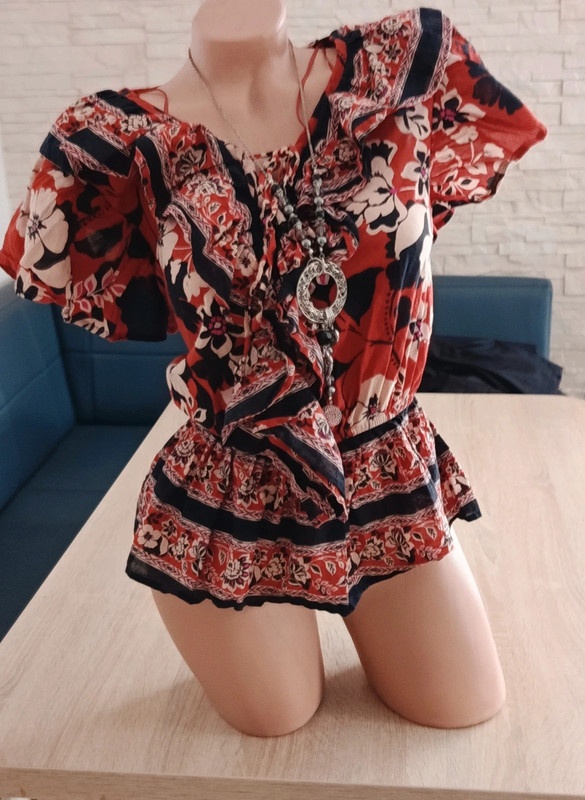 Kvetinová blúzka
