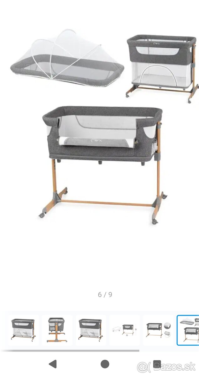 Cestovná postieľka Momi Smart bed 4 v 1