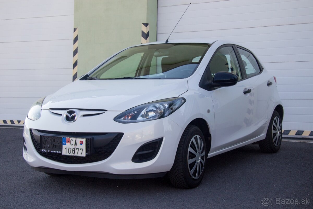 Mazda 2 1.3 Benzín, LEN 46tkm , BIELA PERLEŤ