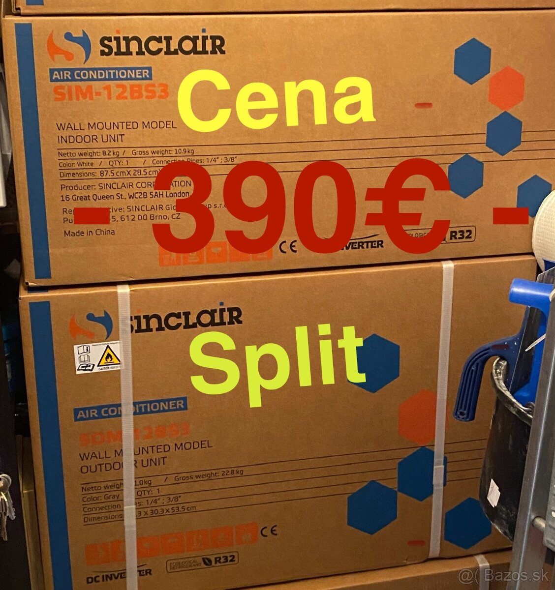 Nové klimatizácie Sinclair Sky a Vivax Design – bez montáže