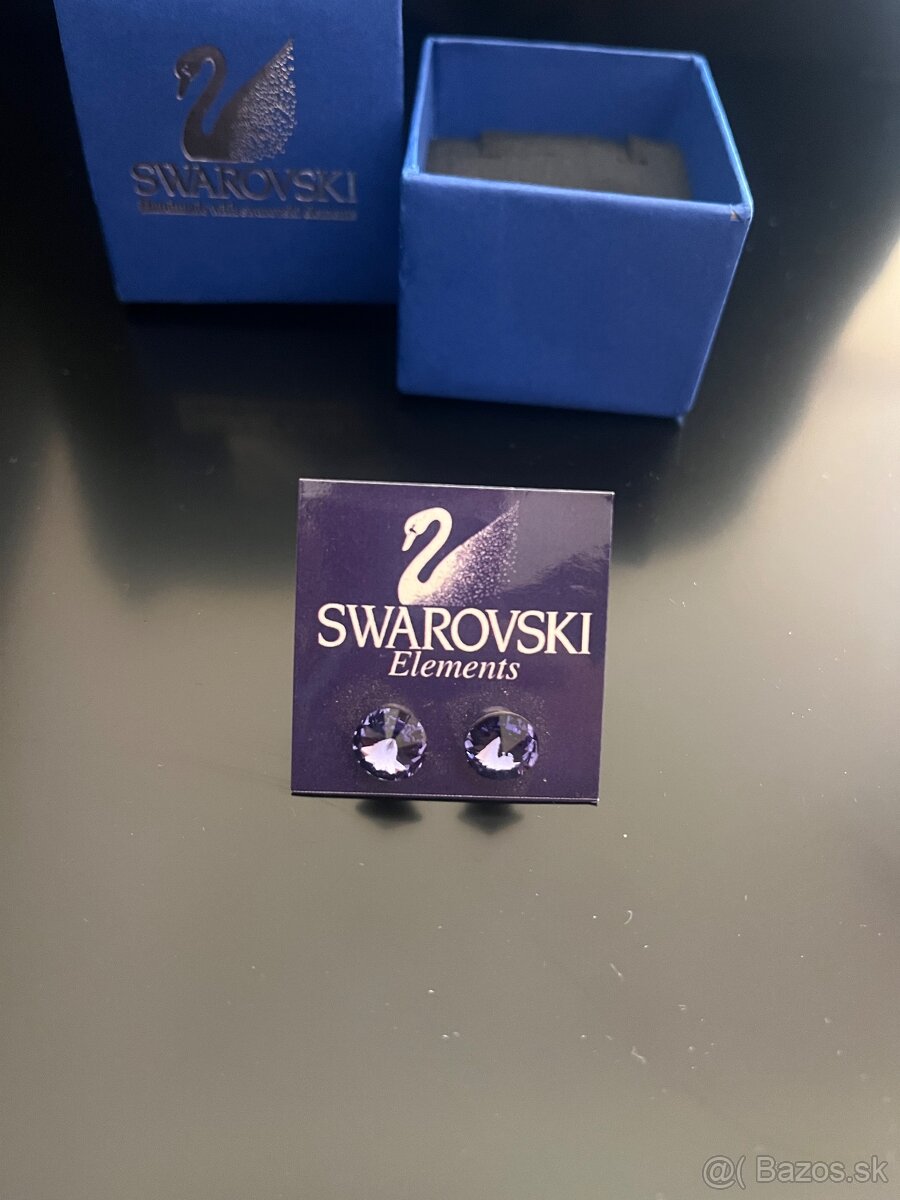 Krištálové náušnice Swarovski