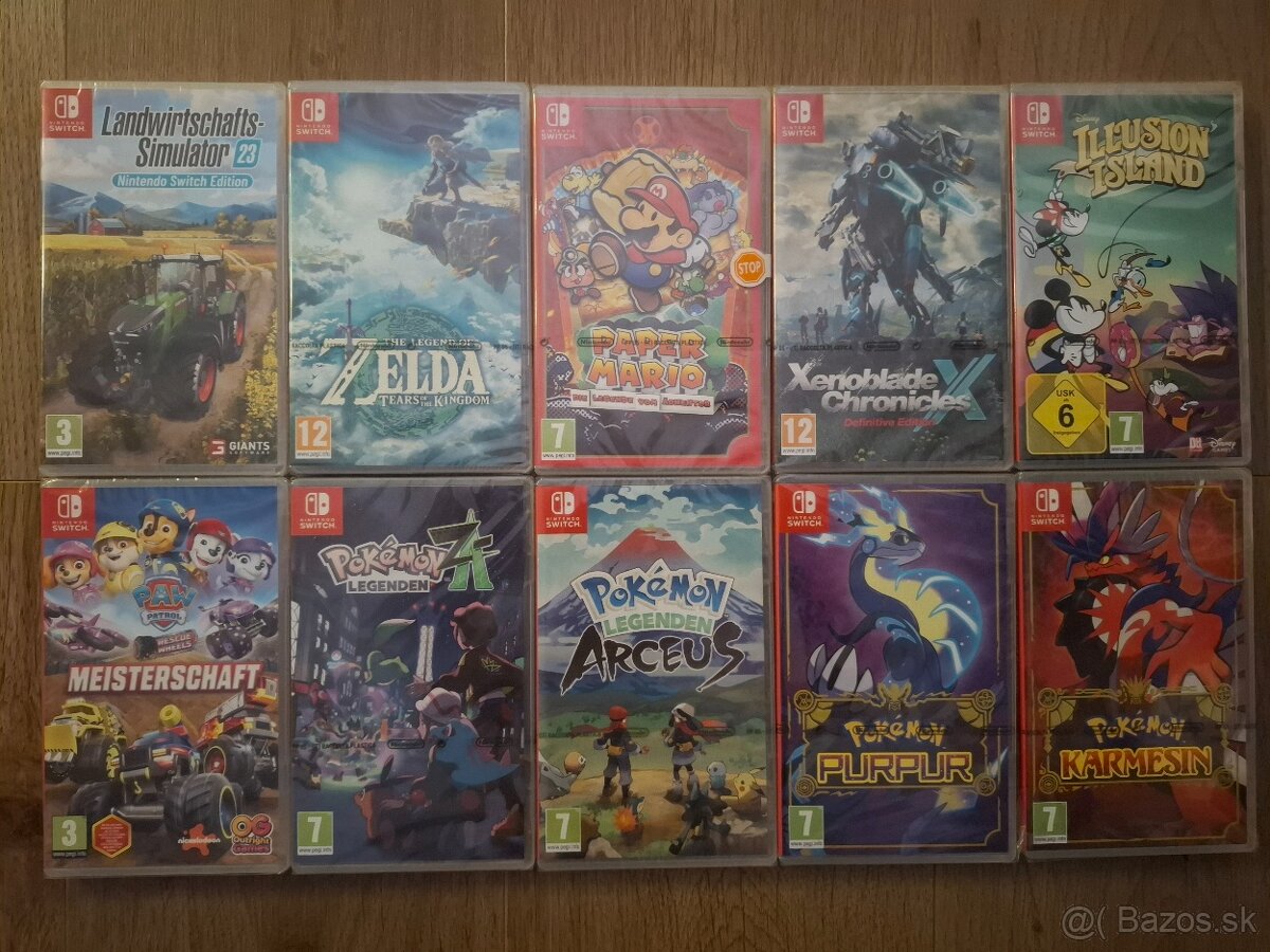 Nintendo Switch hry