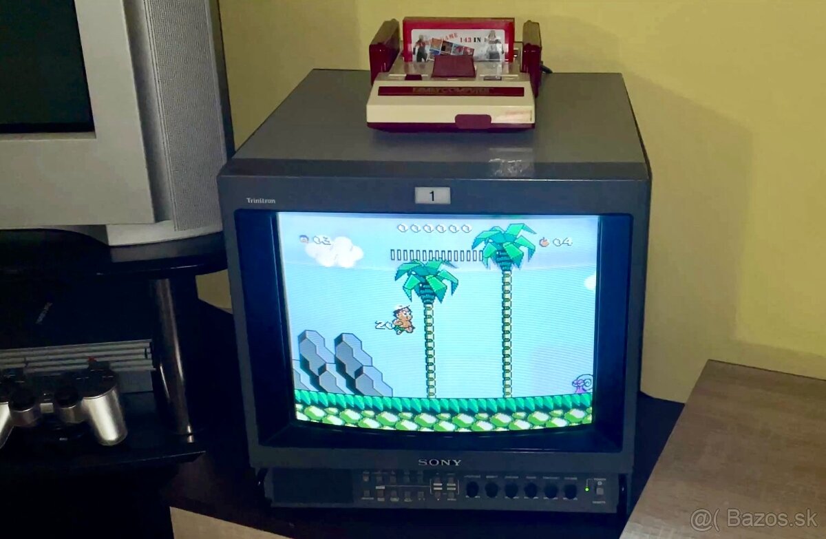 Nintendo Famicom AV USB mod + cartridge 143 IN 1