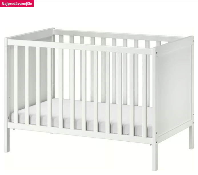 predám detskú postieľku Ikea Sundvik