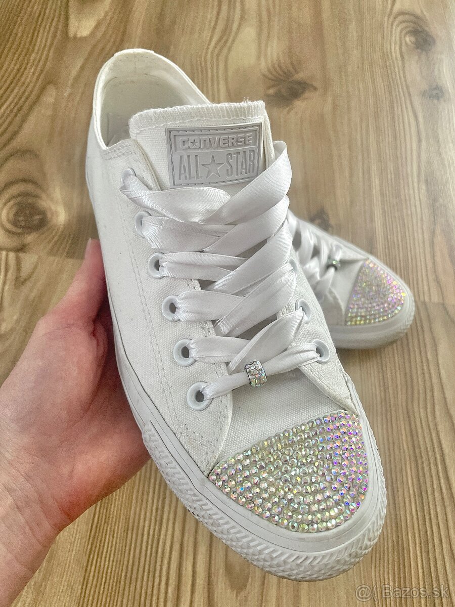 Converse tenisky so swarovským veľ.39