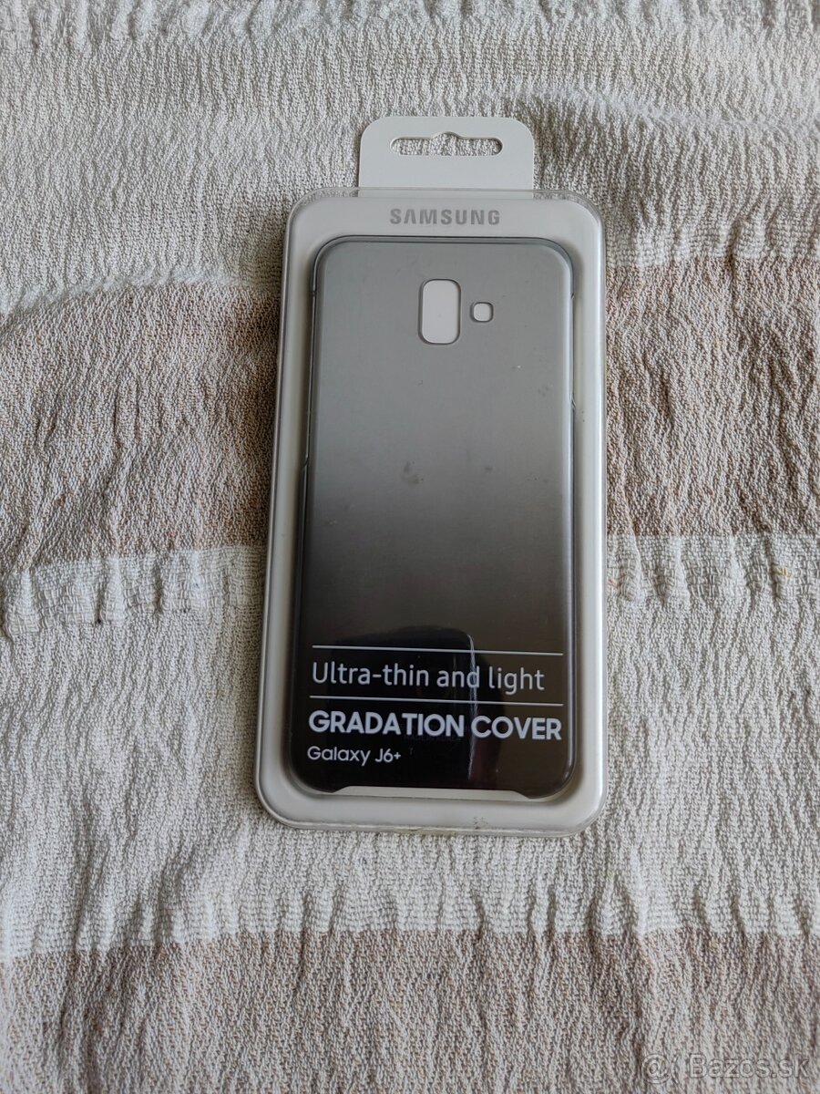 Obal zadný na j6 plus 2018 čierny