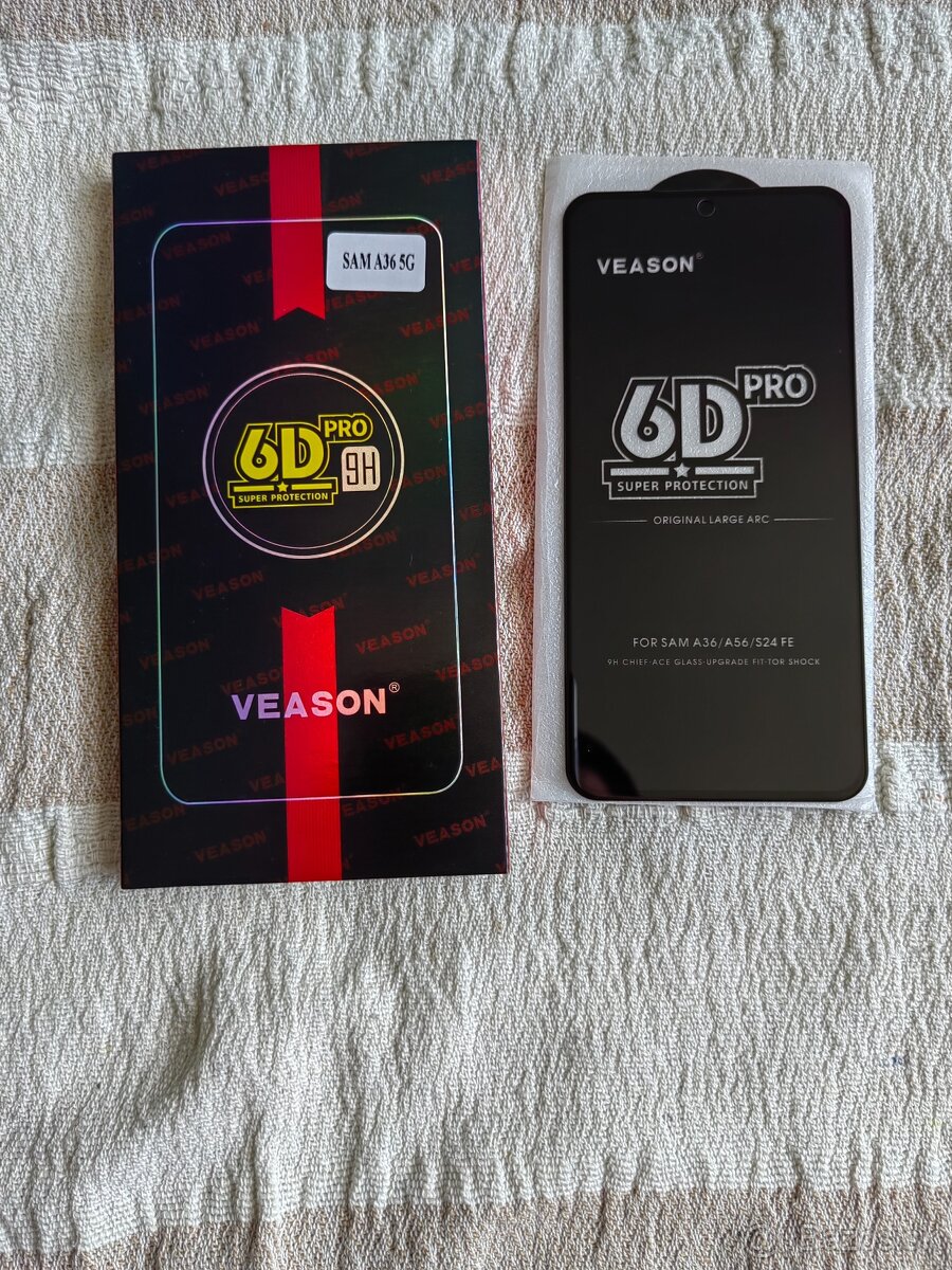 Ochranné sklo 5d čierne na Samsung A56/A36 5g