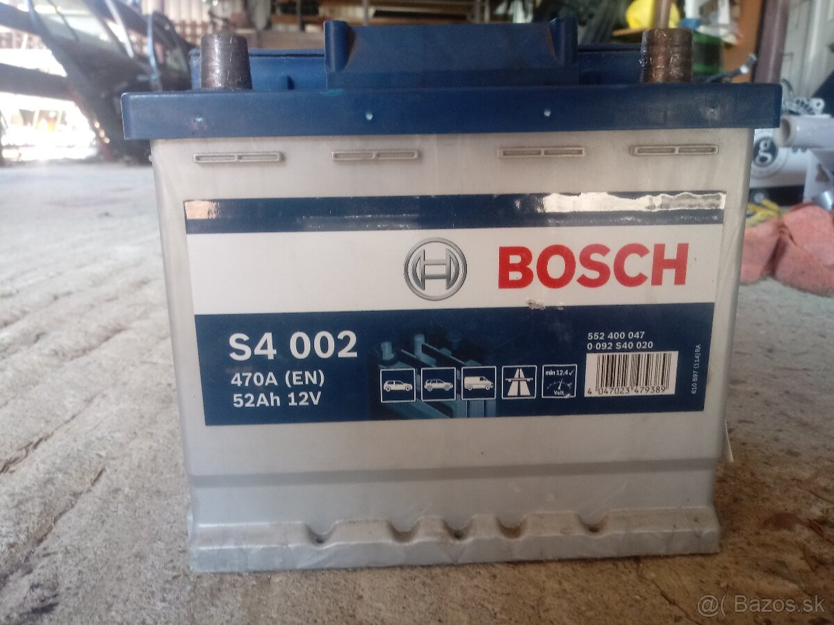 Autobateria BOSCH 12V 52 Ah