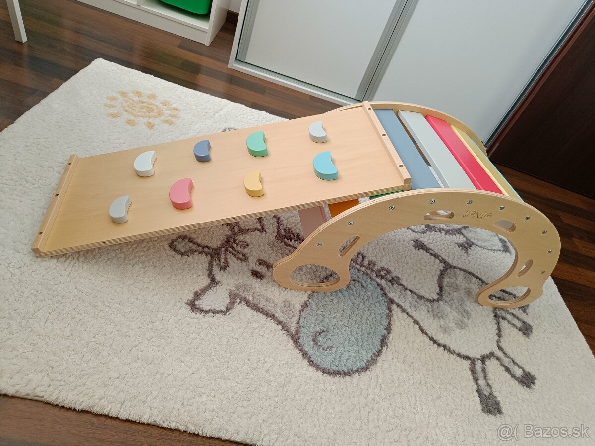 Montessori hojdačka 5in1 s doskou 2in1 značka eliNeli