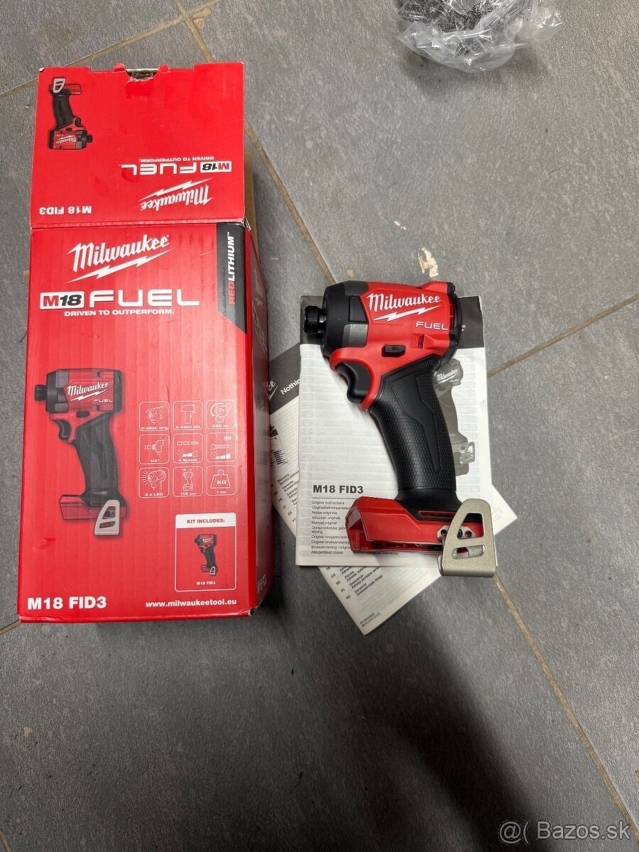 MILWAUKEE M18 FUEL™ 1/4” Hex aku rázový uťahovák 4.GEN