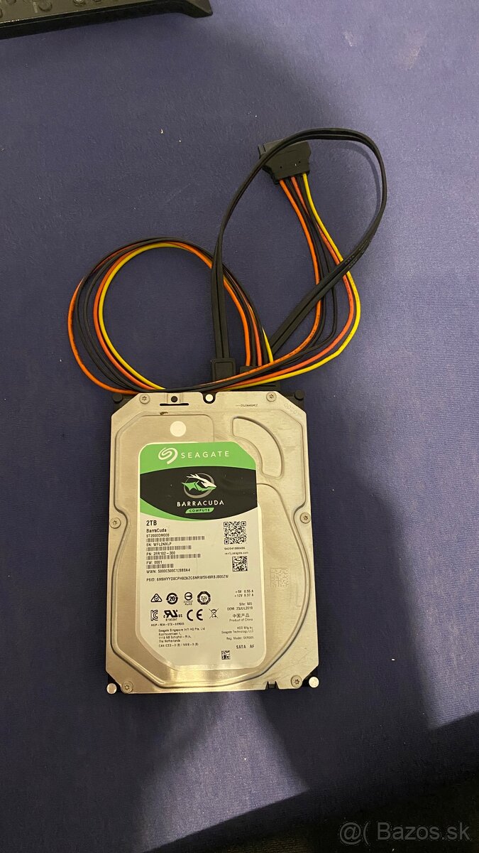 Pevný disk Seagate Barracuda 2TB – SATA