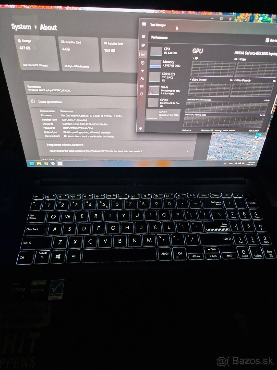 ASUS Vivobook 15 OLED RTX3050