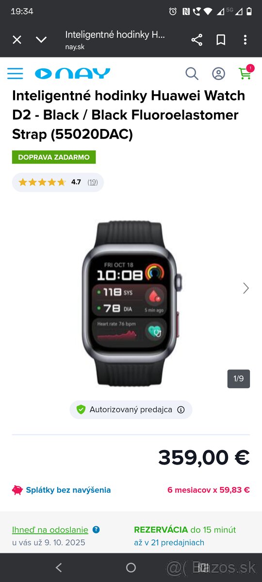 Huawei watch D2