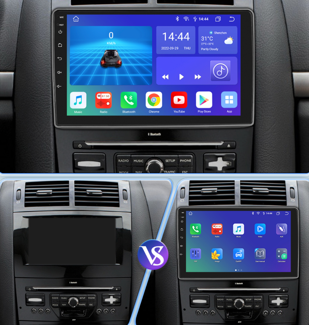 autorádio 9" android 13 PEUGEOT, CITROEN