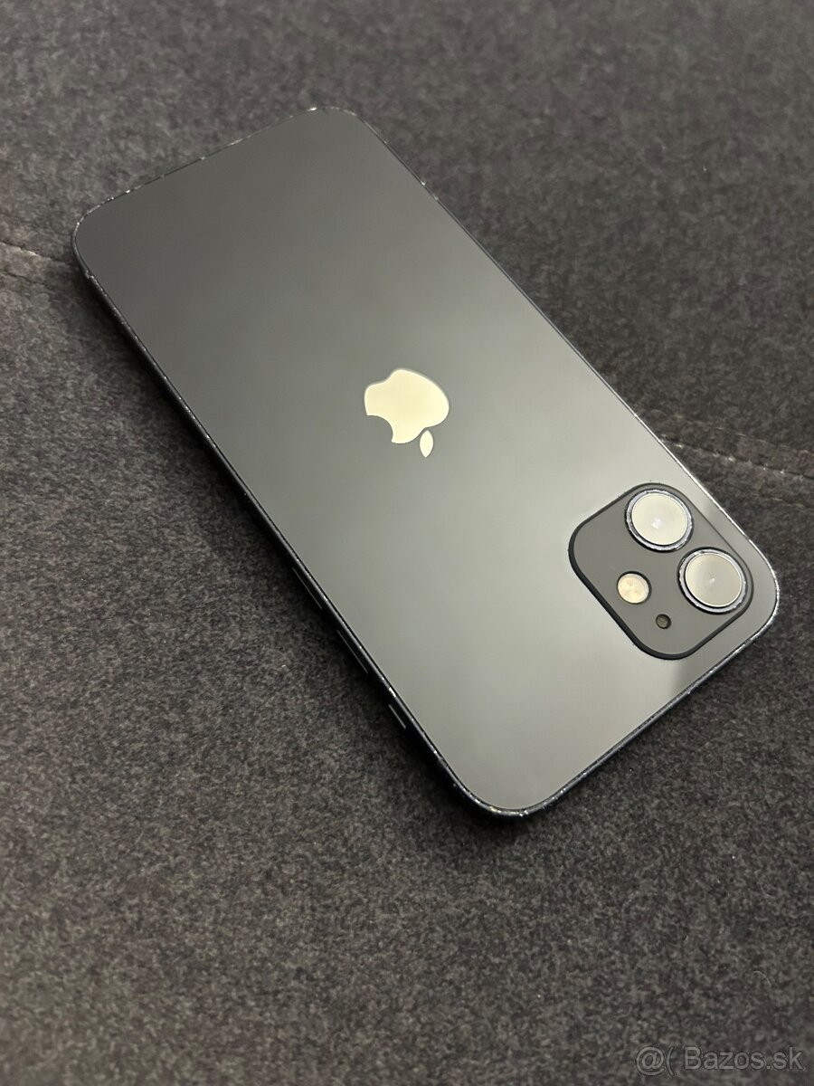 Iphone 12 128GB black - 100% batéria