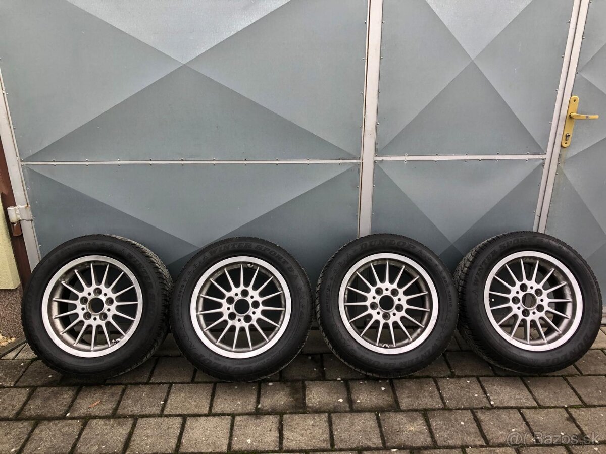 BMW e39 zimna sada 225/55 R16 pneu na elektronoch