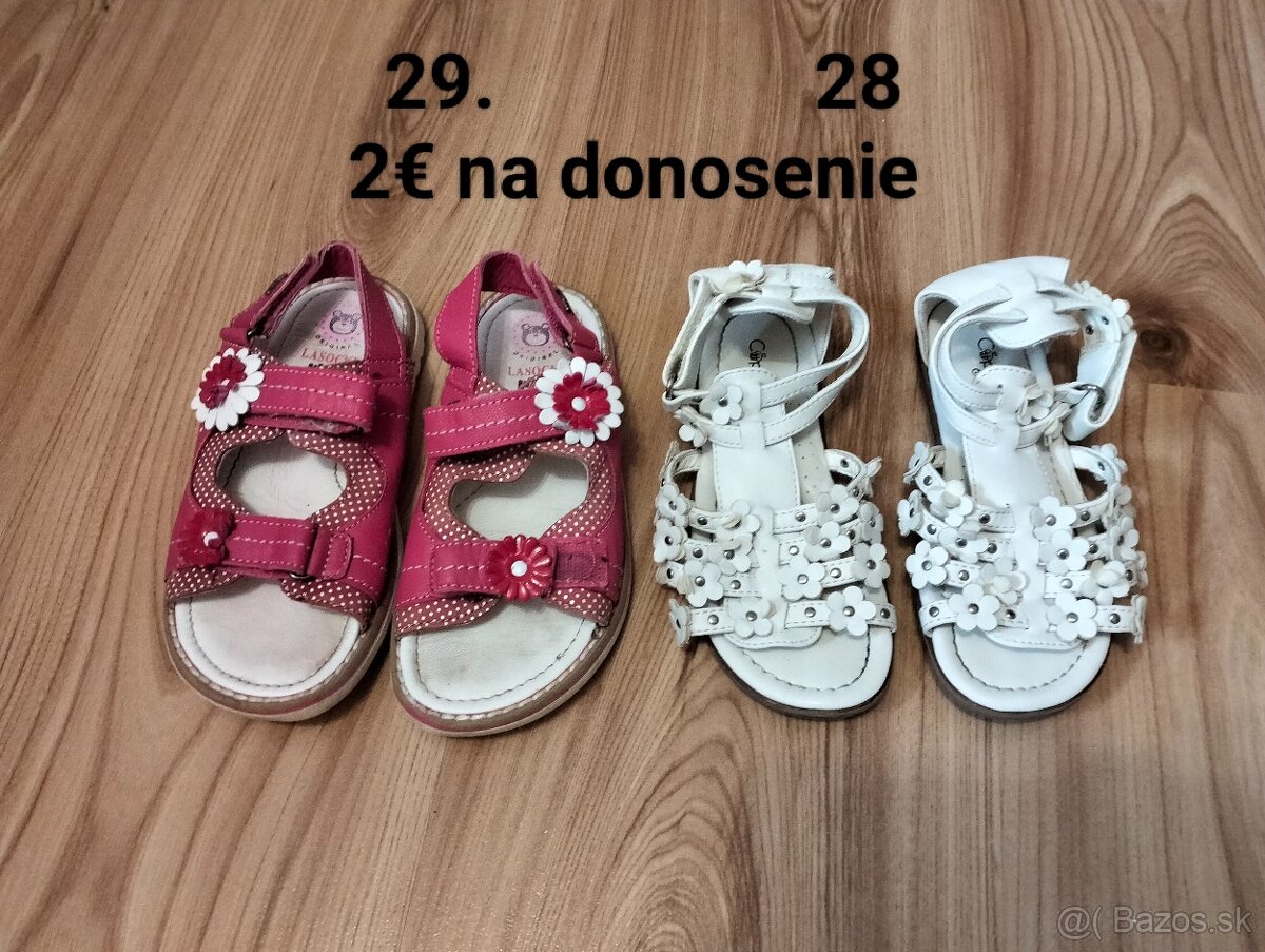 Sandále, balerínky