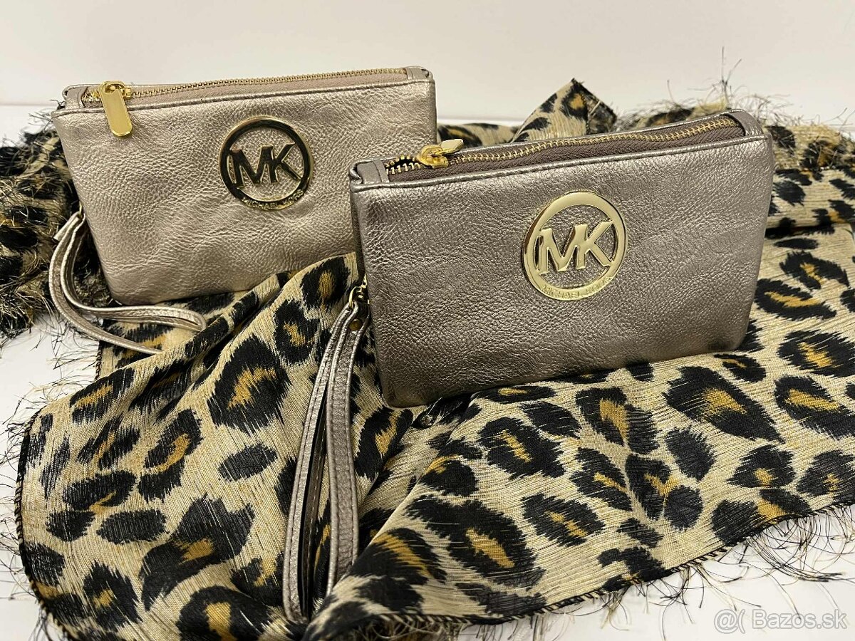🤩 NOVÁ MK Wristlet Taštička/Peňaženka s 3 Priehradkami