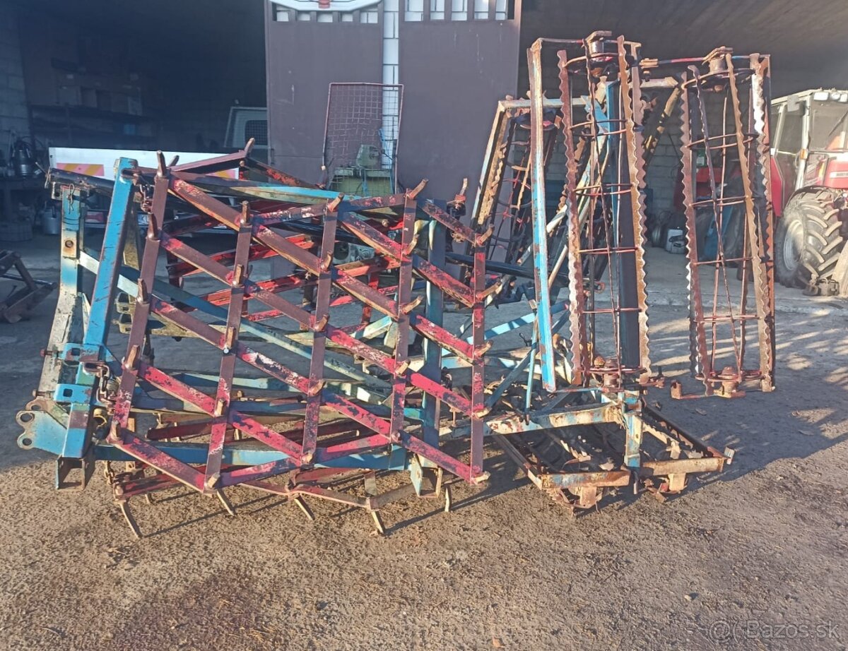 Ťažké brány 3 s drviacim valcom skladacie